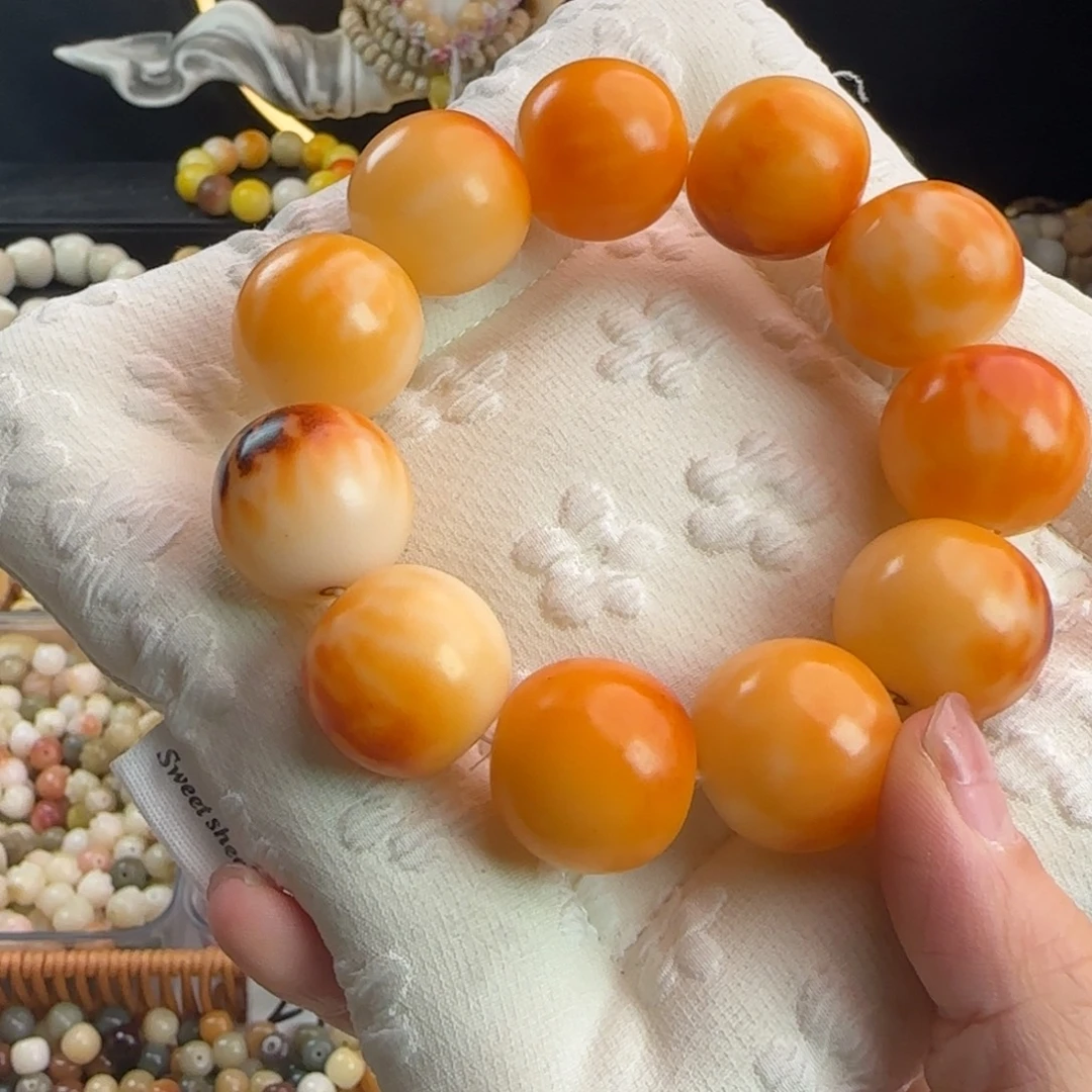 菩提根/象牙果手串通货卡23干磨菊瓜苹果1串