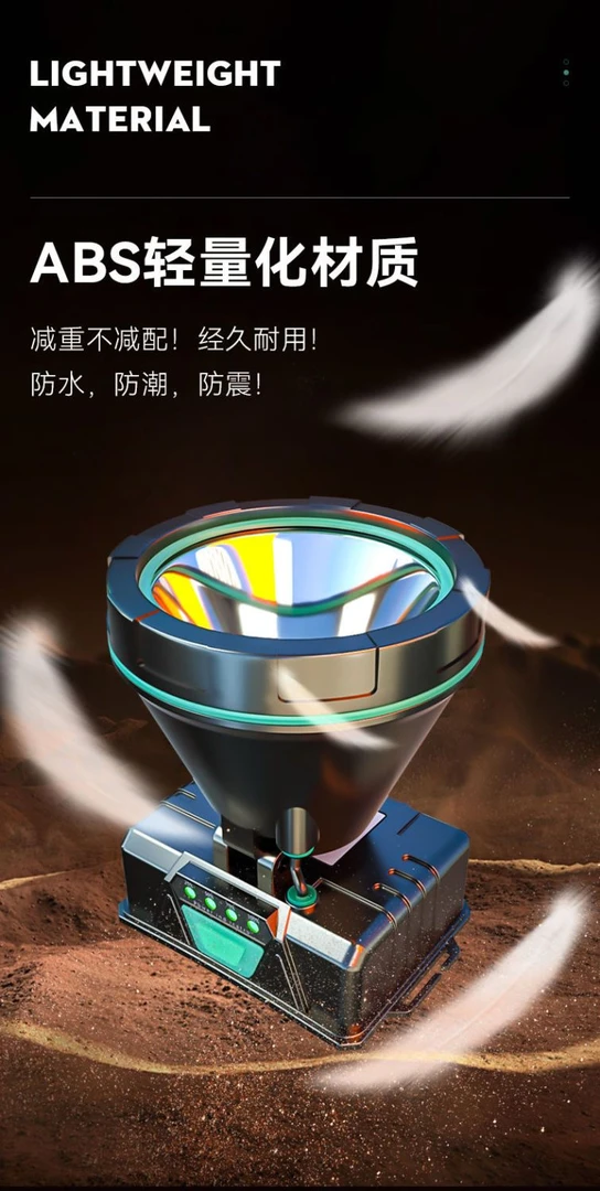 强光头灯充电超亮远射户外矿灯头戴式长续航夜钓照明