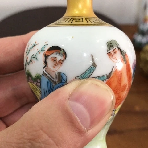 【闪购商品】瓶陶瓷陶瓷艺陶瓷手工手绘陶瓷瓷器