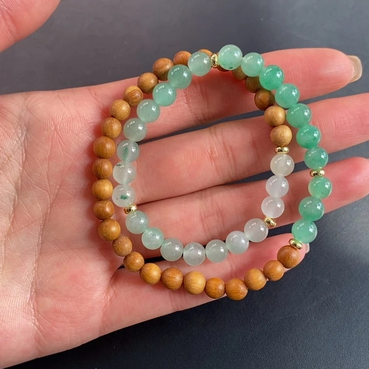 石英质玉手链未镶嵌天然