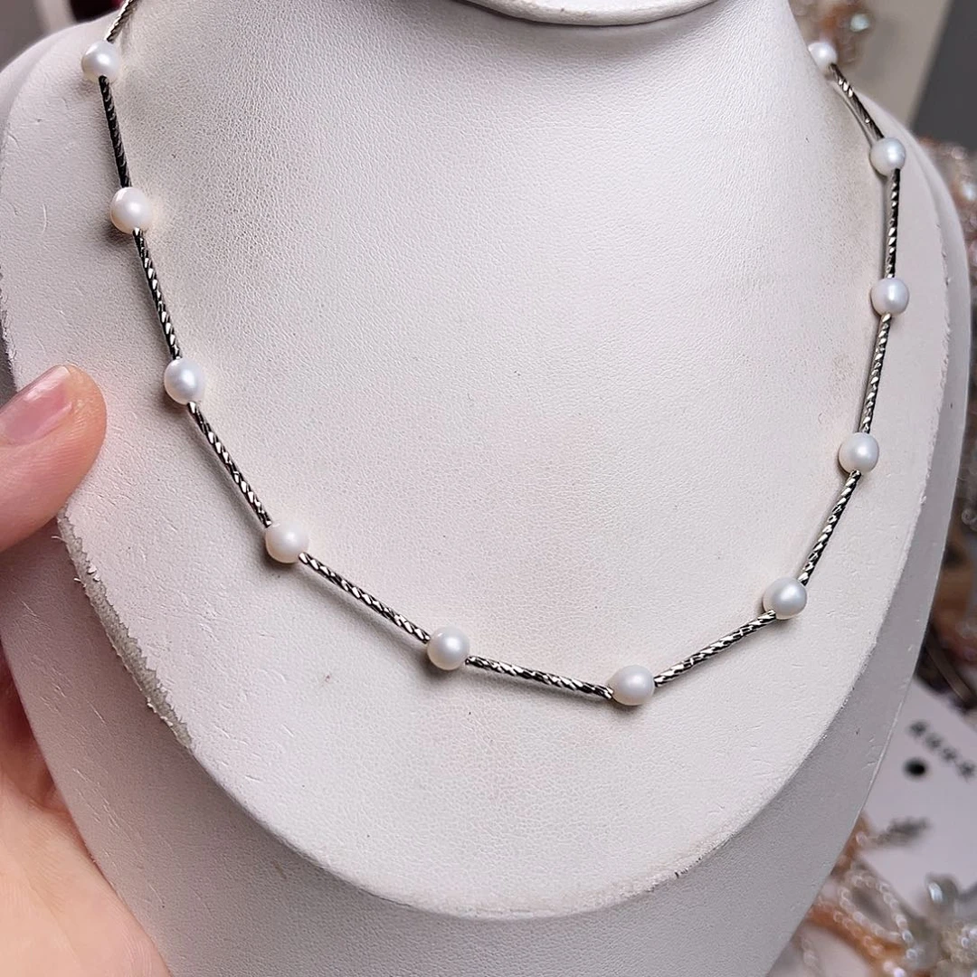 淡水珍珠未镶嵌颈饰