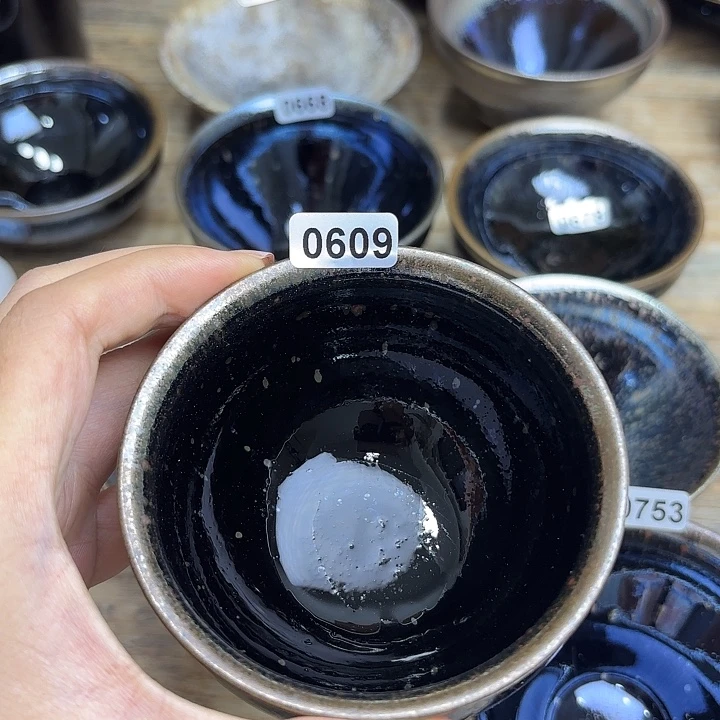 茶盏沐雨茶器柴烧主人杯