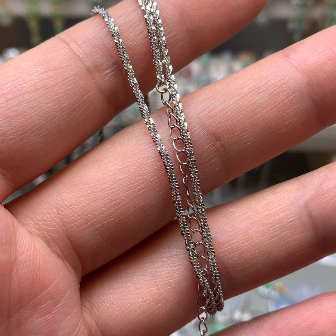 翡翠银S925镶嵌颈饰锦*酒项链