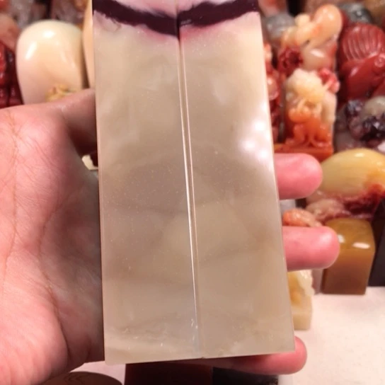 余***安老挝石巧色老挝石对章