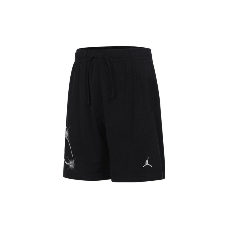 【滔搏联动】NIKE耐克男子AJ黑色针织运动短裤HF9944-010