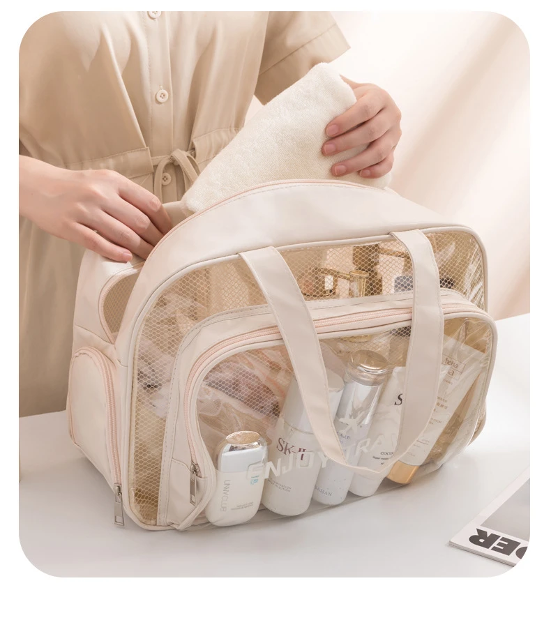 洗澡包大容量干湿分离游泳包健身旅行加厚防水手提收纳包鞋仓