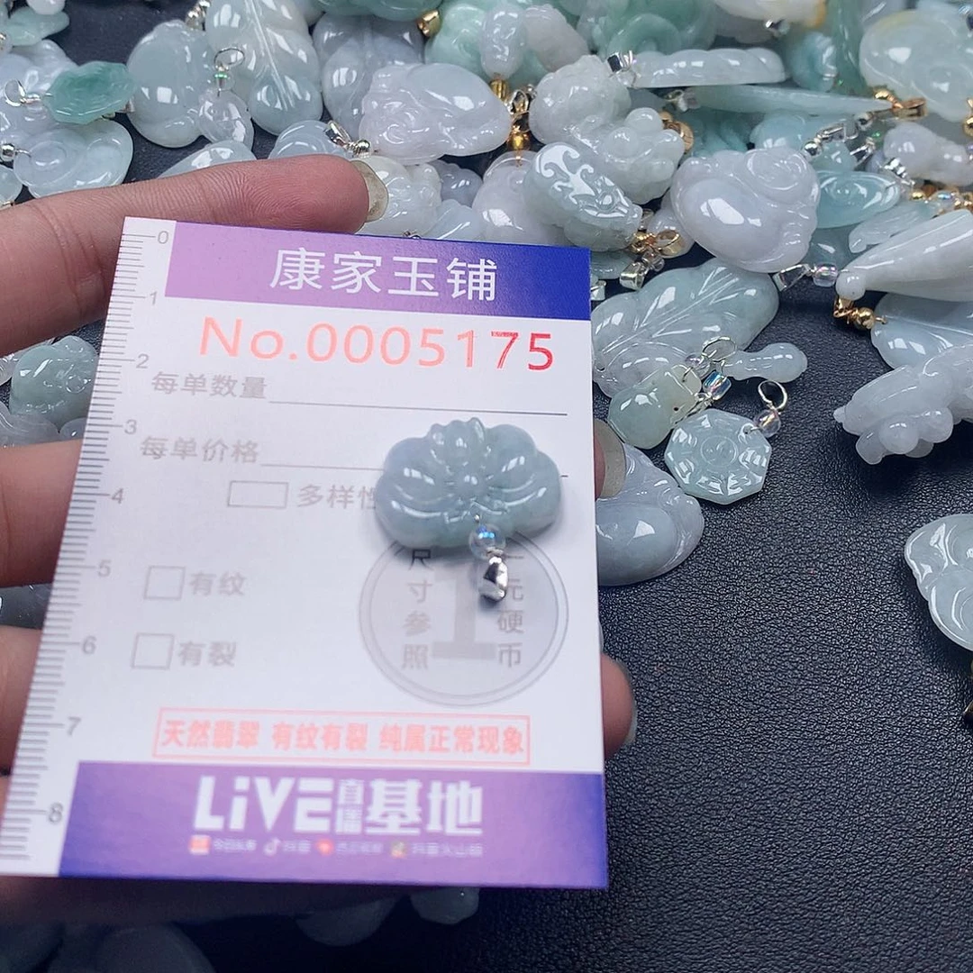 颈饰未镶嵌翡翠v