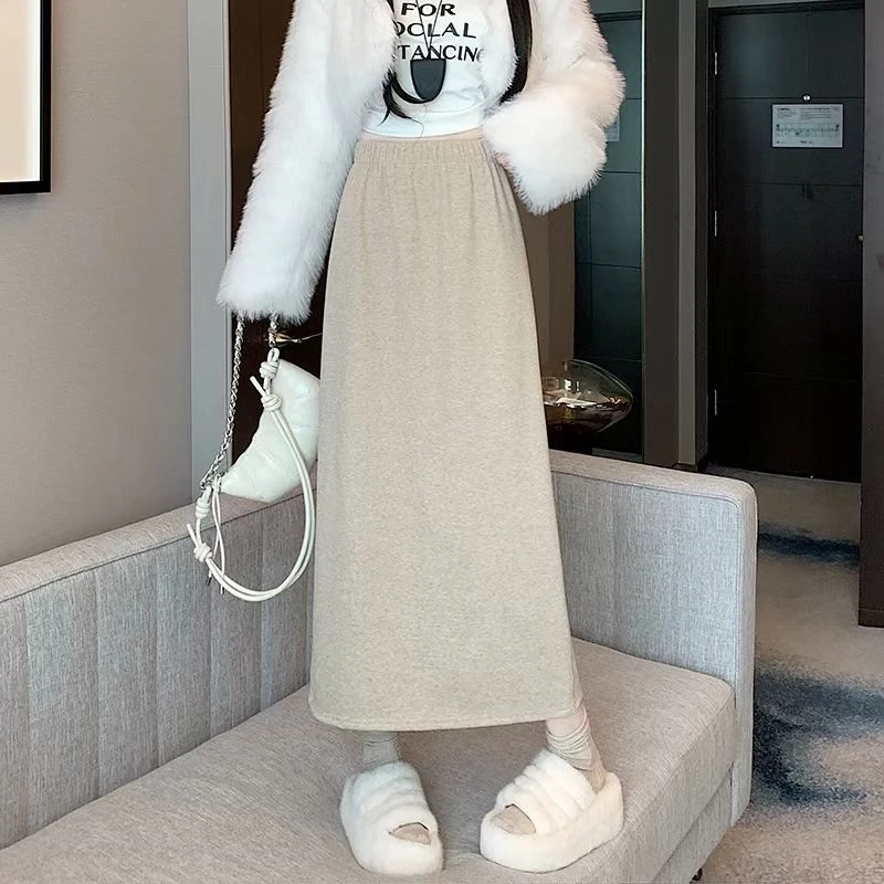 【代代精选】纯色休闲半身裙-21262