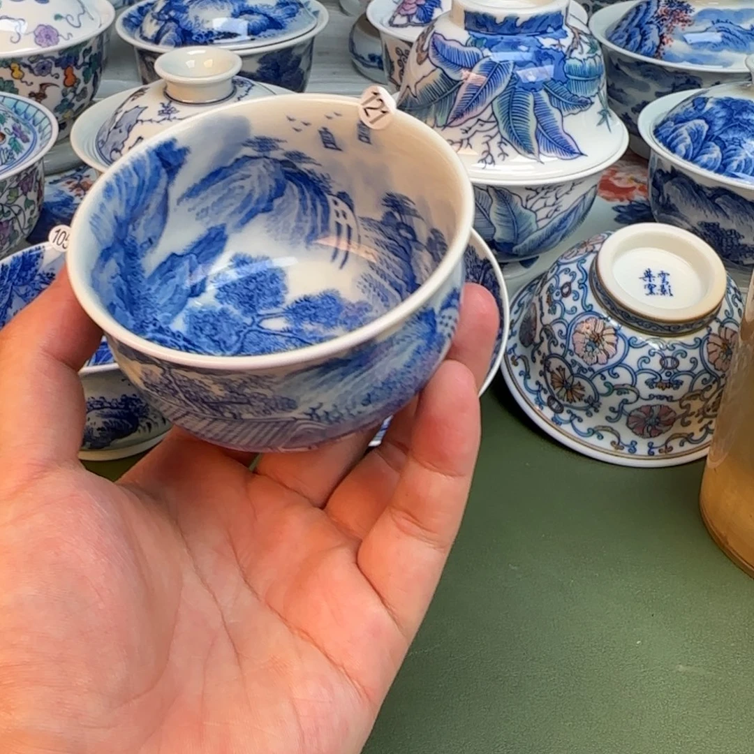 彦祖纯手工手绘茶具121