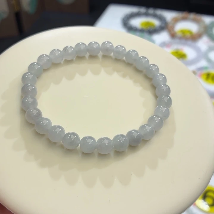 翡翠未镶嵌手链冰胶卡6.9福利款