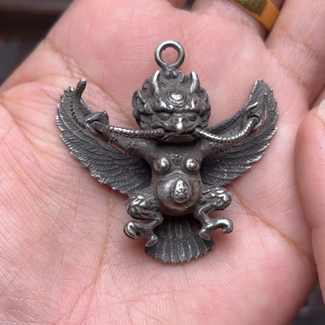 榴*叔铜星月菩提吊坠项链