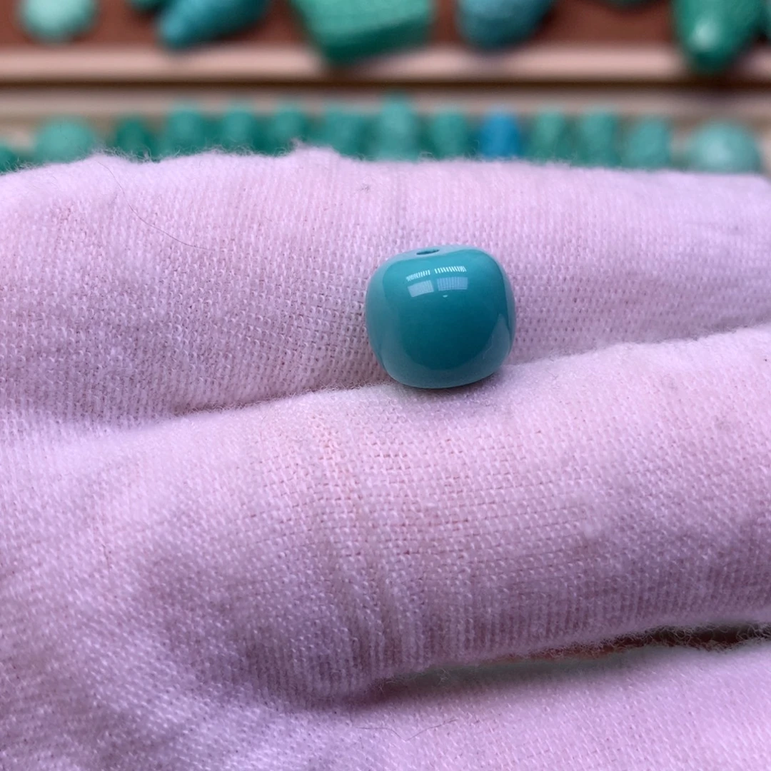 小***叶原生态散珠配珠老型蓝绿色卡10