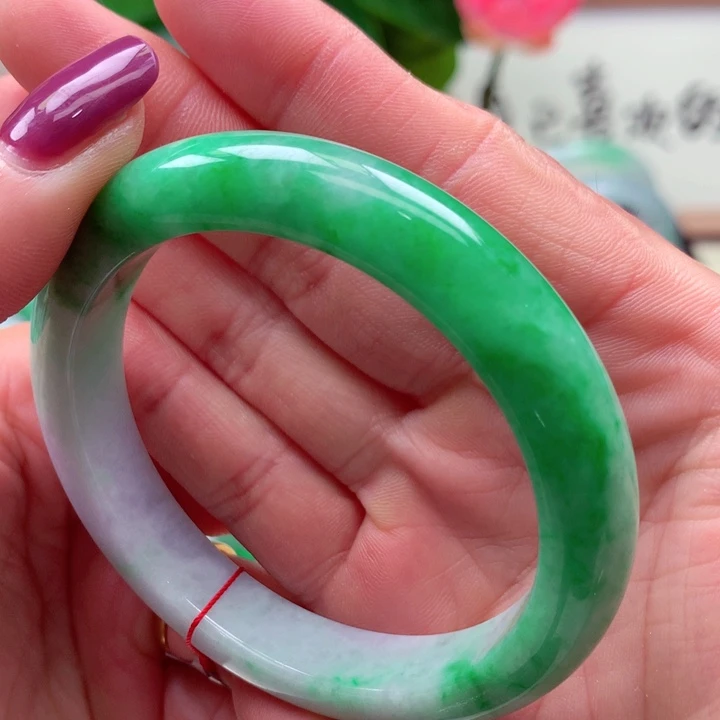 翡翠未镶嵌手镯天然翡翠手镯