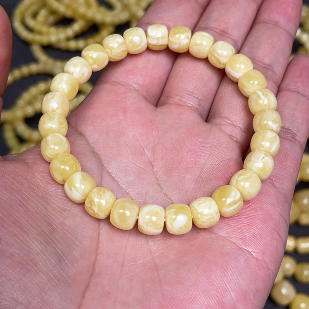 蜜蜡未镶嵌裸石蜜蜡手串8.6mm