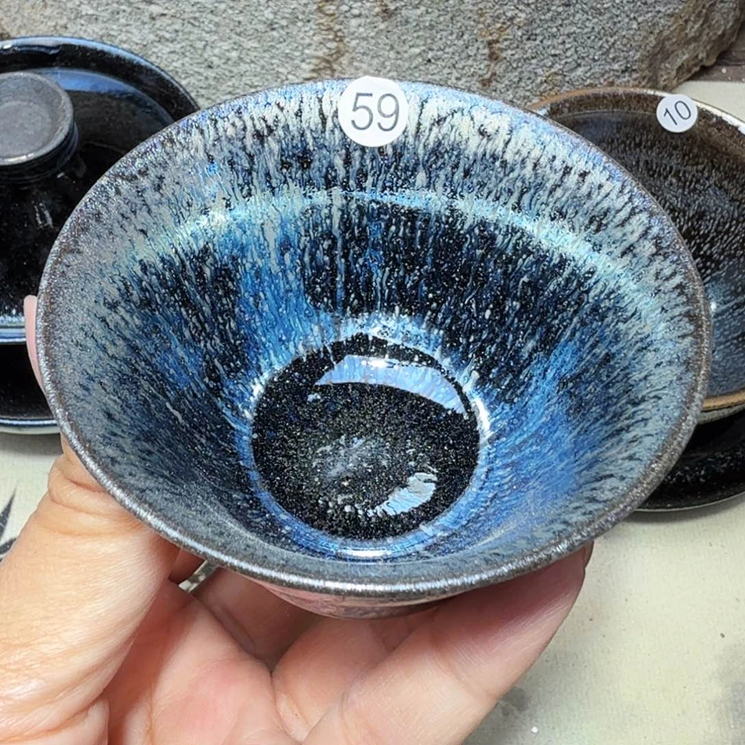 茶盏义兴龙窑建盏59微瑕