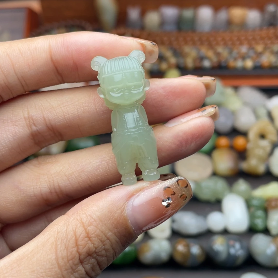 和田玉颈饰未镶嵌太**干