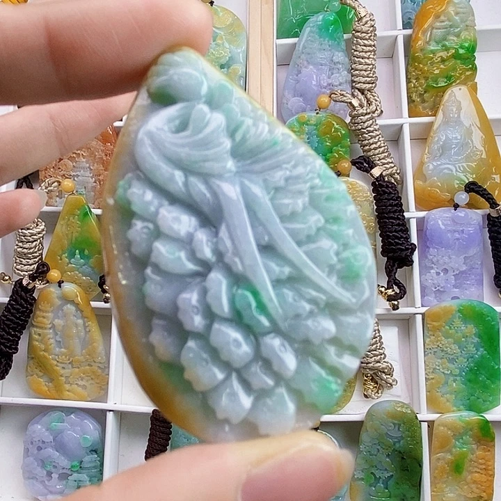 颈饰未镶嵌翡翠翡翠