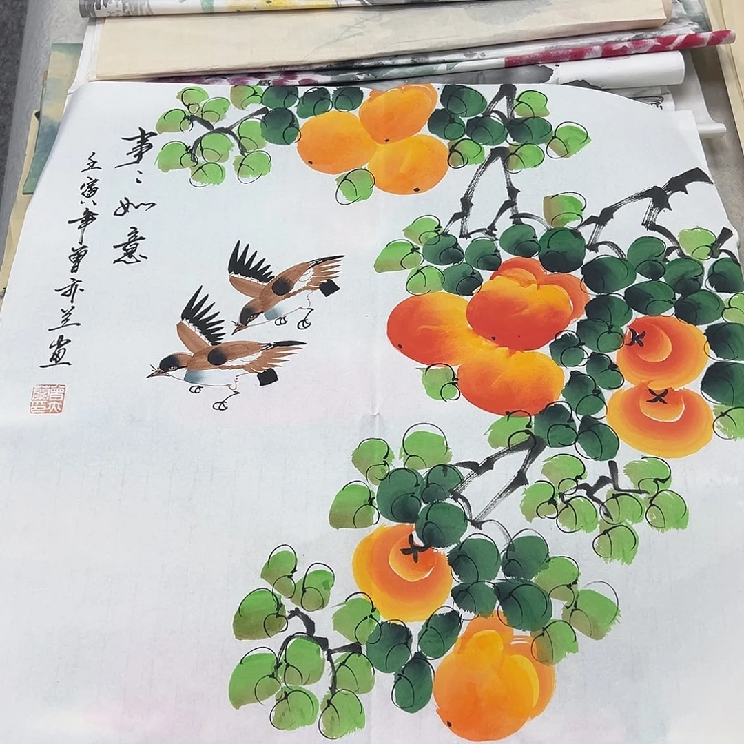 国画国画纯手绘作品