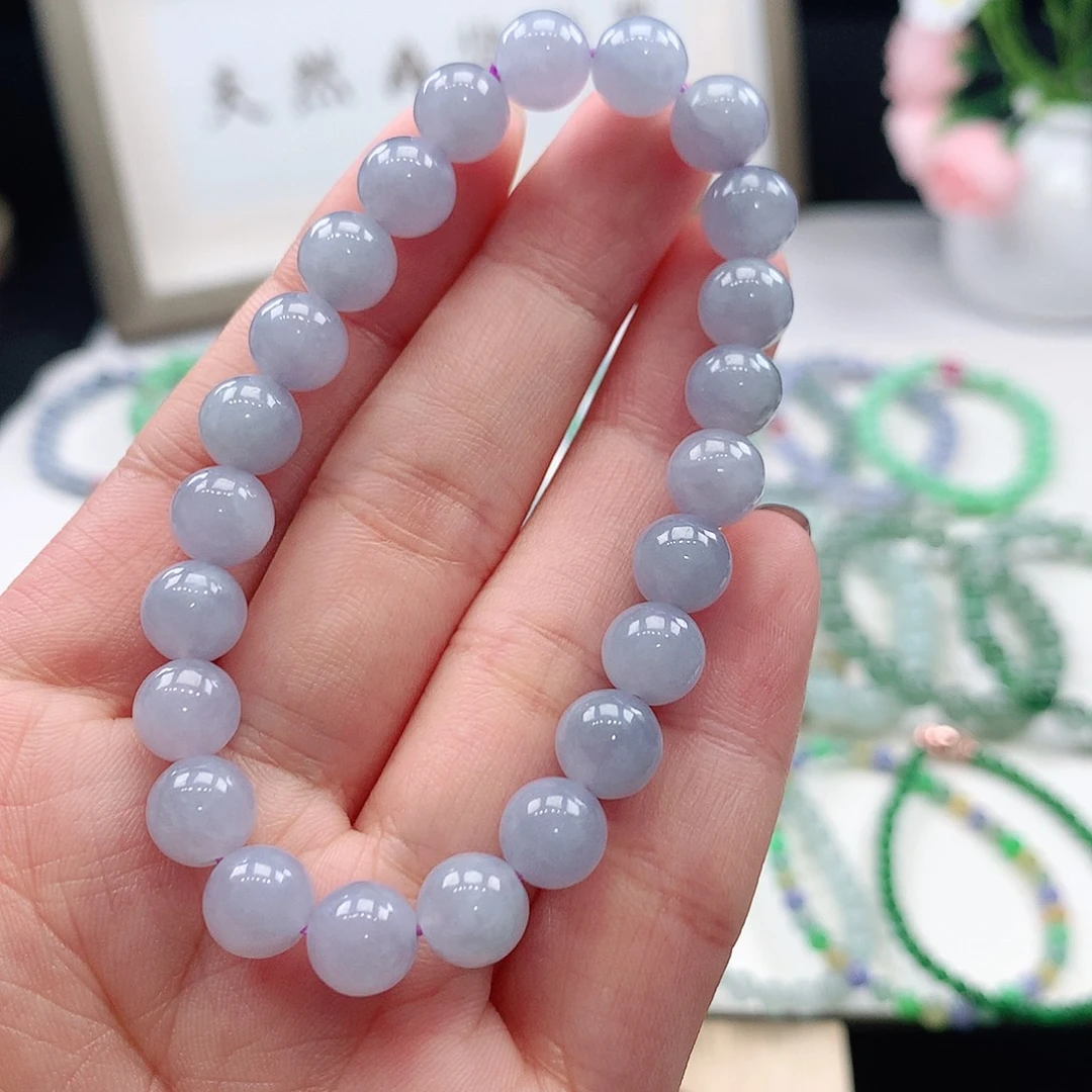 翡翠未镶嵌手链8mm