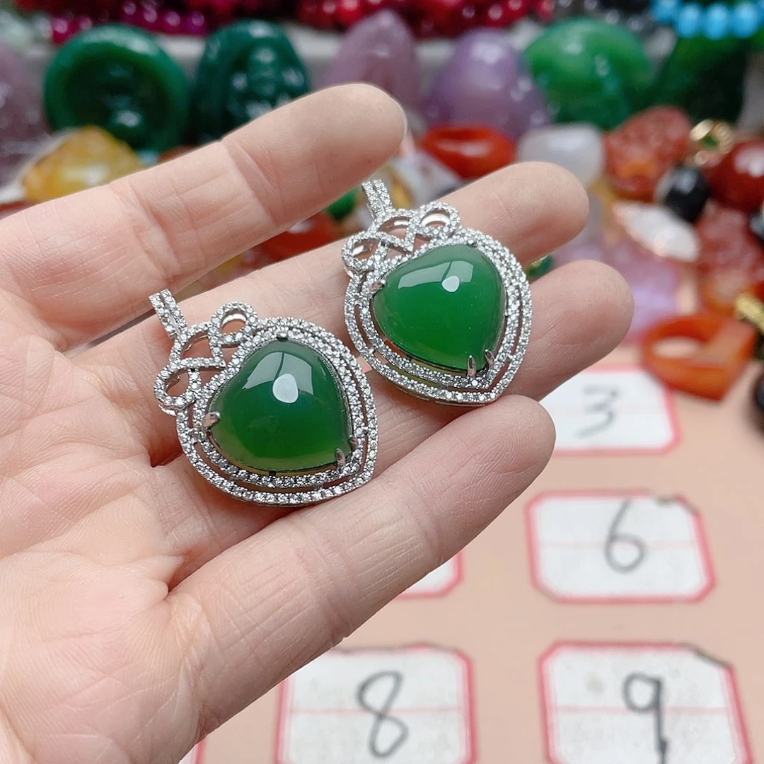 玛瑙/玉髓颈饰合金笑*