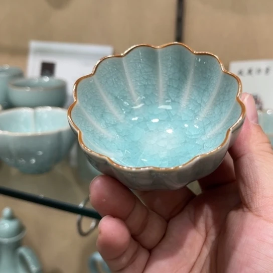 瓷片陶瓷茶具汝瓷茶具