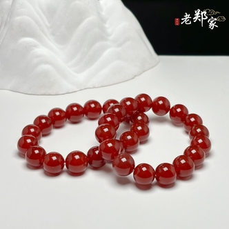 【老郑家】玛瑙手串 多样性发其一 约12mm