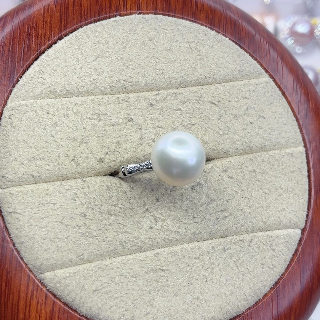淡水珍珠戒指合金F