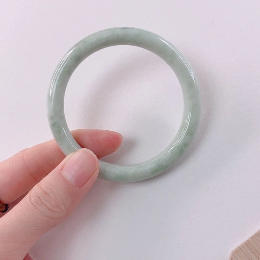 蓝田玉（蛇纹石化大理石玉）手镯未镶嵌芳*