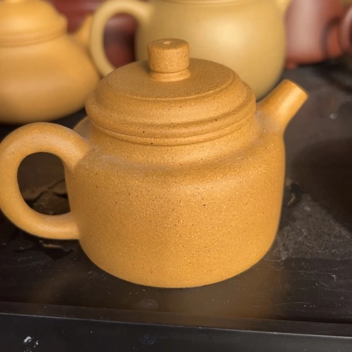 紫砂茶壶瑕疵德中150cc黄金段