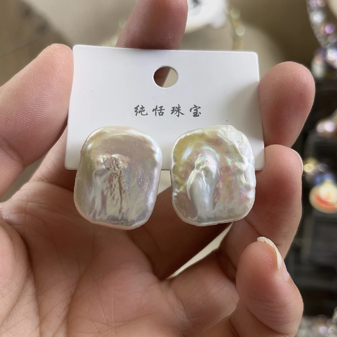 淡水珍珠耳饰未镶嵌【纯恬】