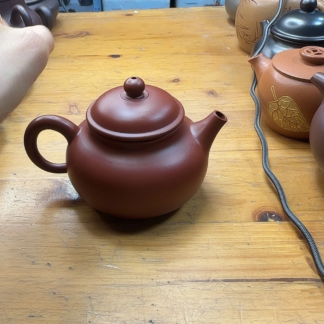 紫砂茶壶民间手艺人全手工制作