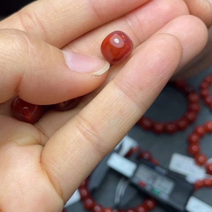 南红玛瑙单珠10多样性发1未镶嵌