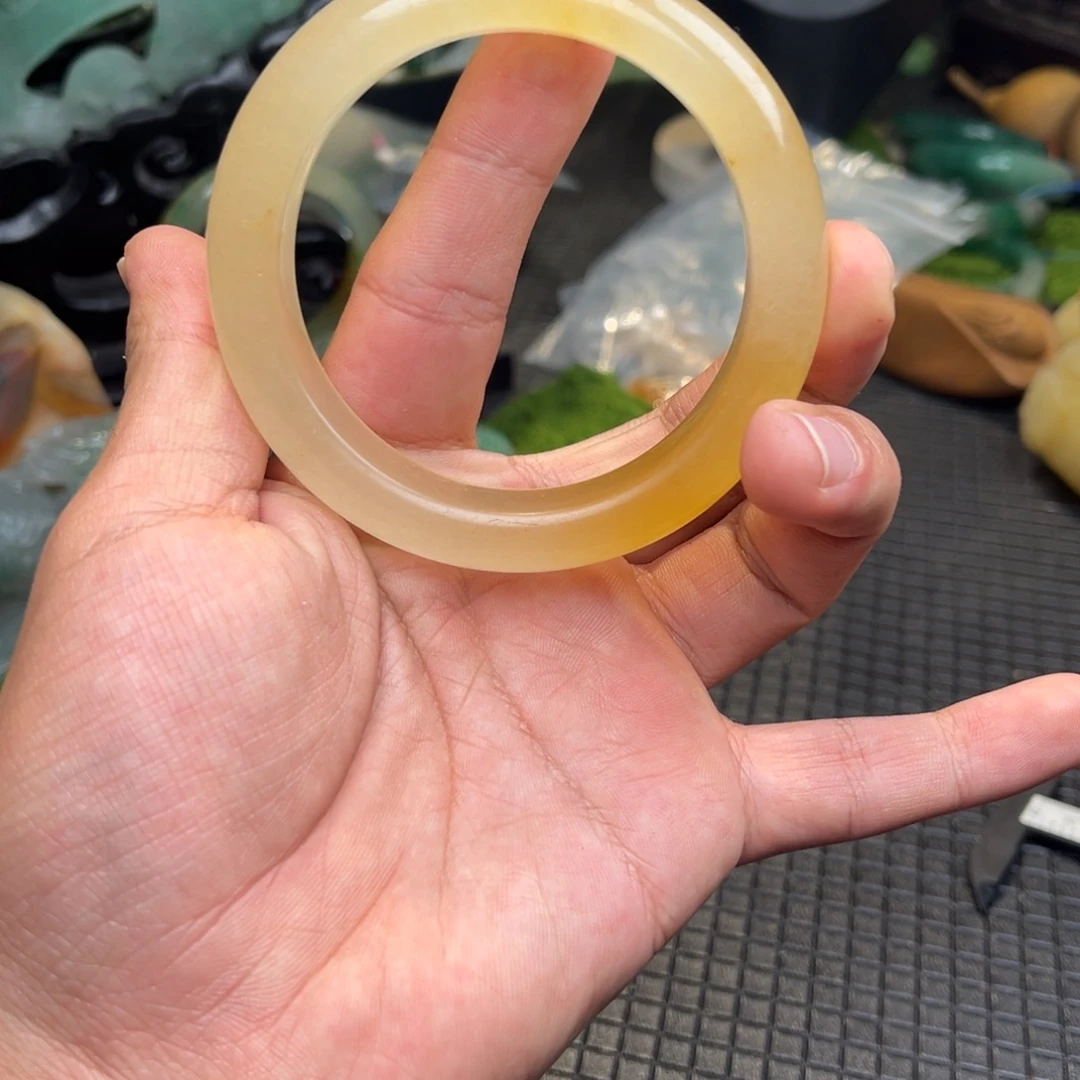 石英质玉（非洲翠）未镶嵌颈饰60