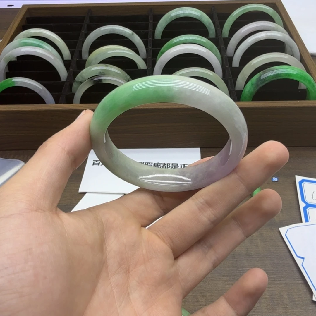 未镶嵌手镯翡翠C17