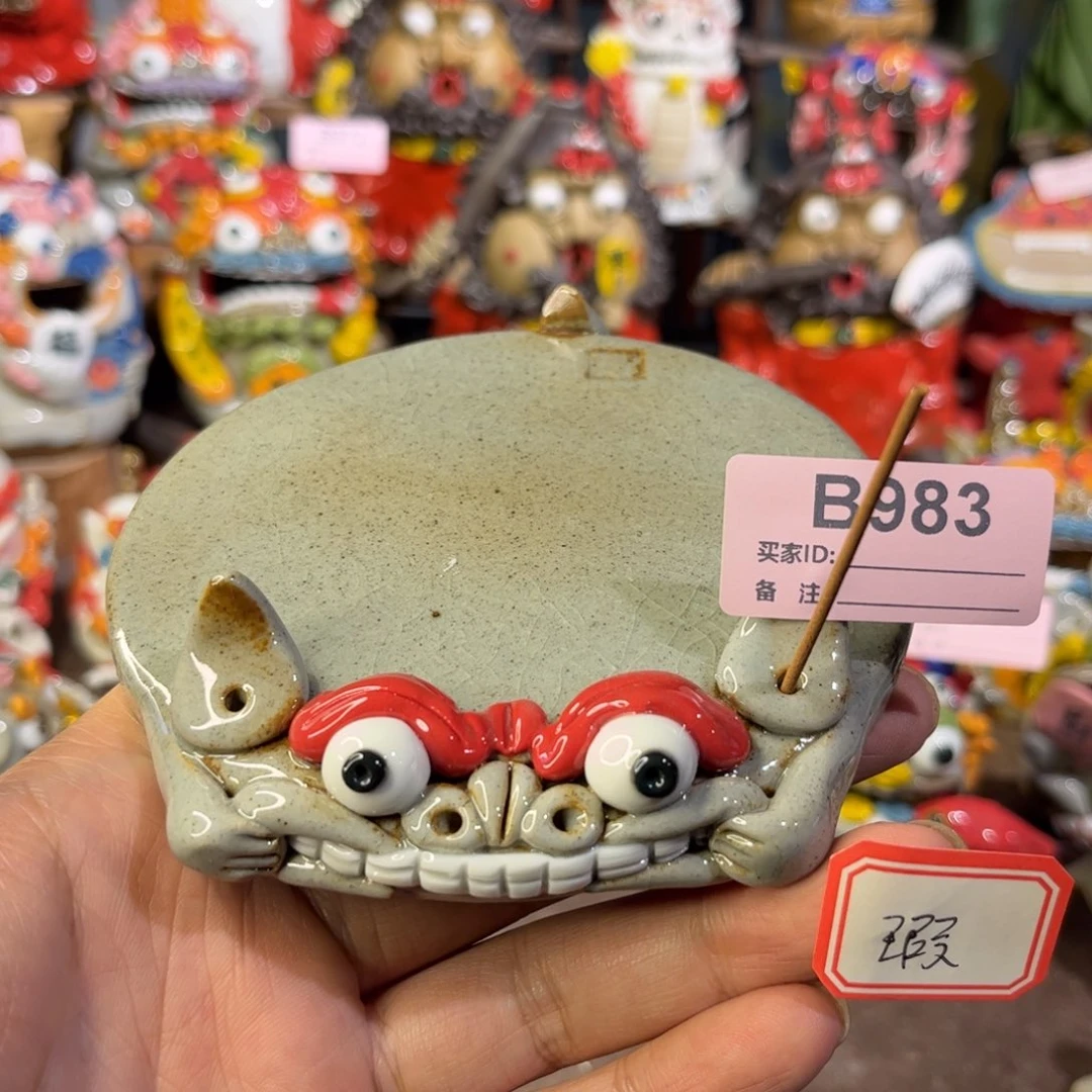泥塑纯手工茶宠摆件