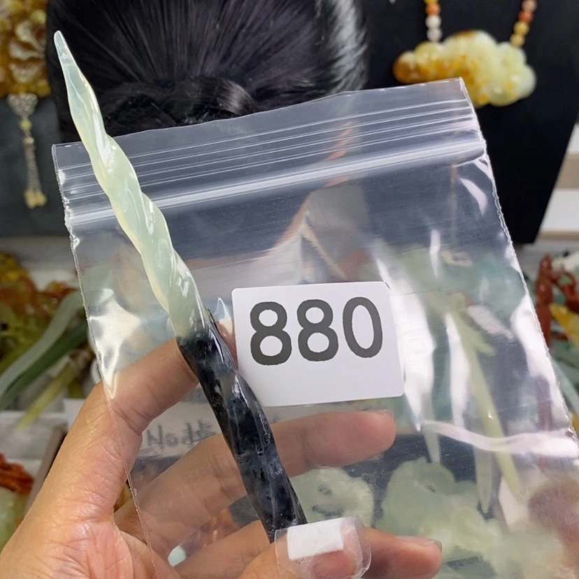 【闪购商品】岫玉发饰未镶嵌A****s发簪