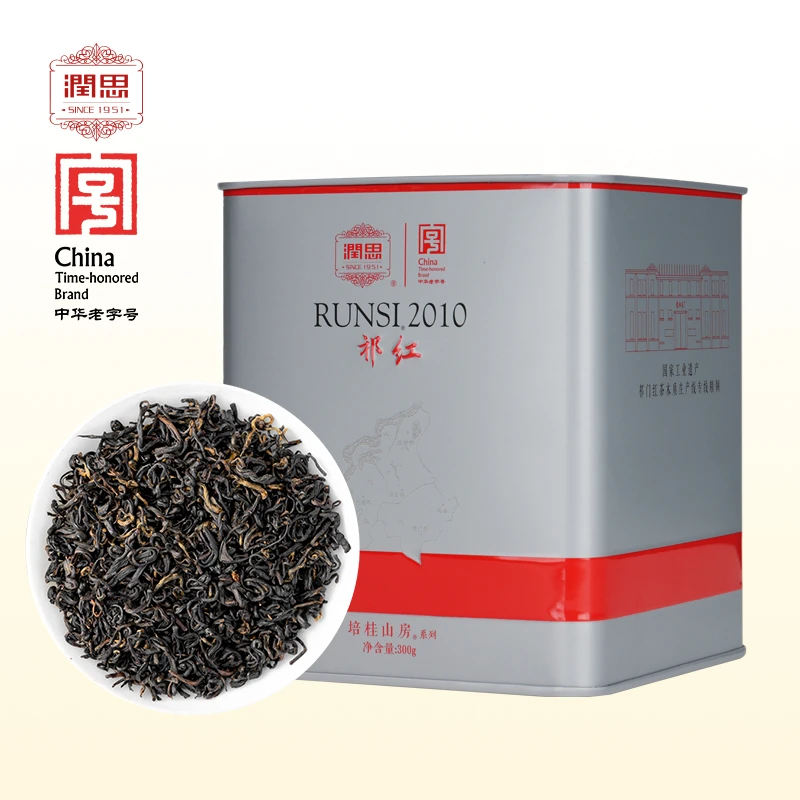 【润思】祁门红茶特级祁红香螺核心产区果蜜香口粮茶罐装300g罐装