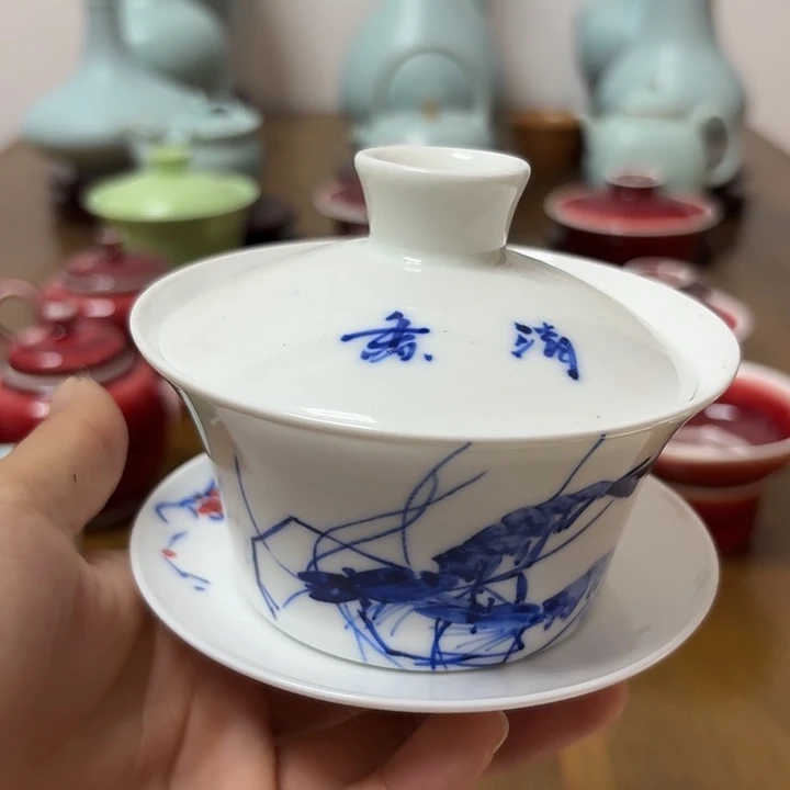 景德镇高温陶瓷盖碗