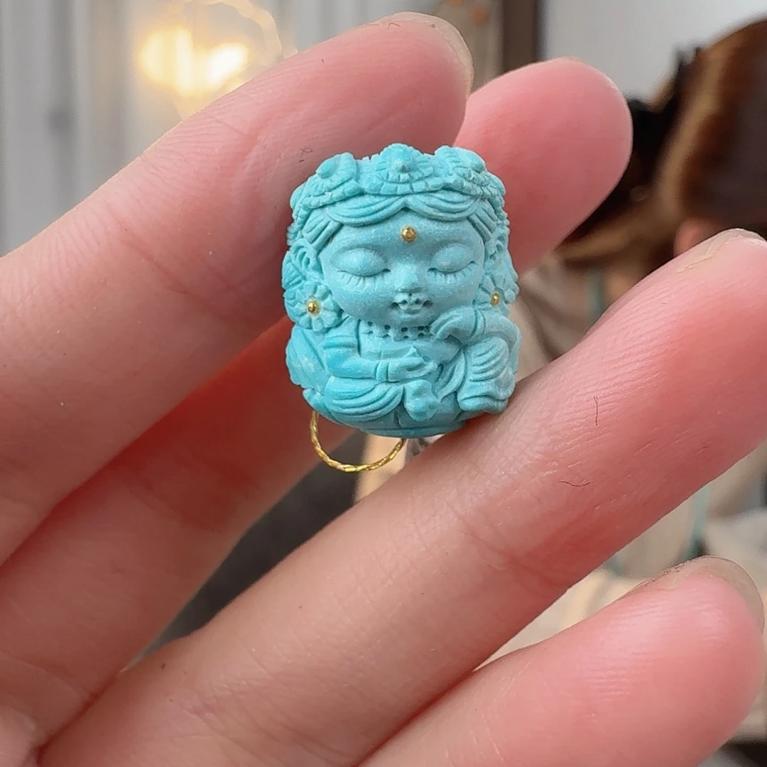 绿松石未镶嵌珠宝半成品