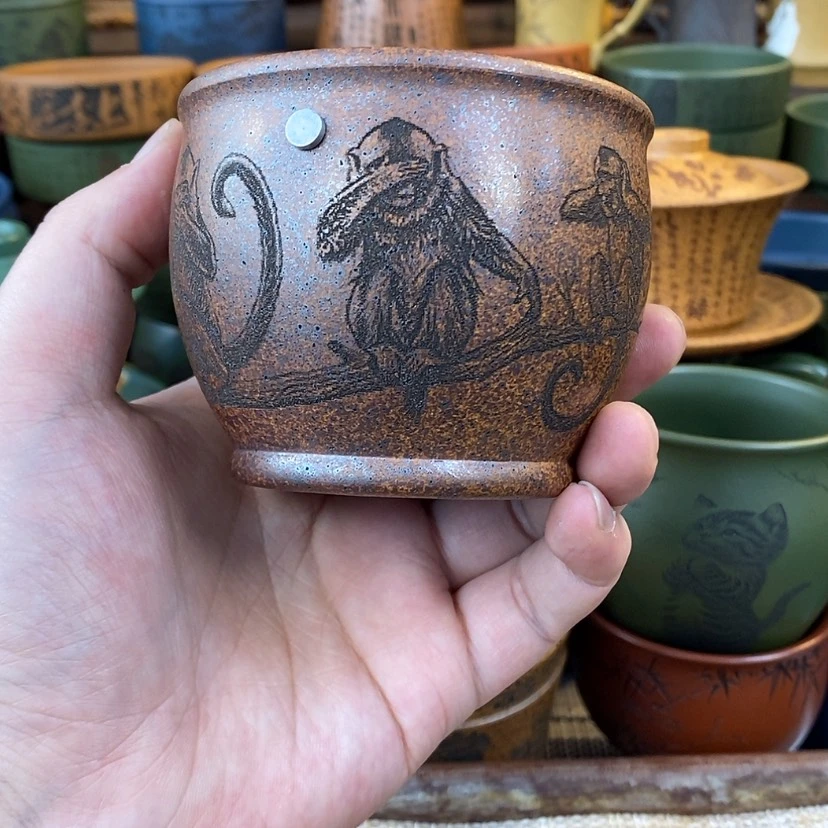 【闪购商品】紫砂杯子宜兴全手工紫砂杯