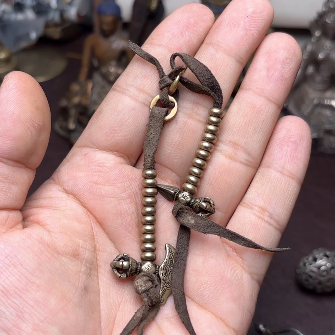 铜星月菩提挂件菩提