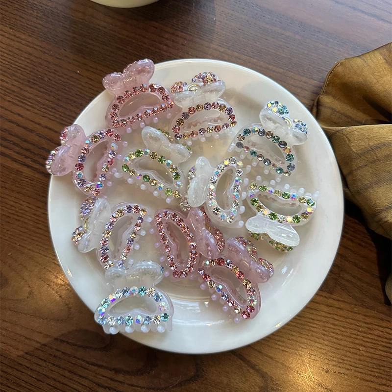 发夹复古/宫廷女抓夹百搭鲨鱼夹边夹超仙可爱透明网红头饰ins钻钻