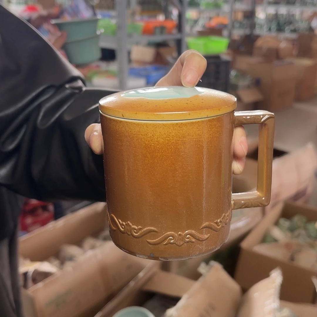 龙泉云间青瓷小米茶器