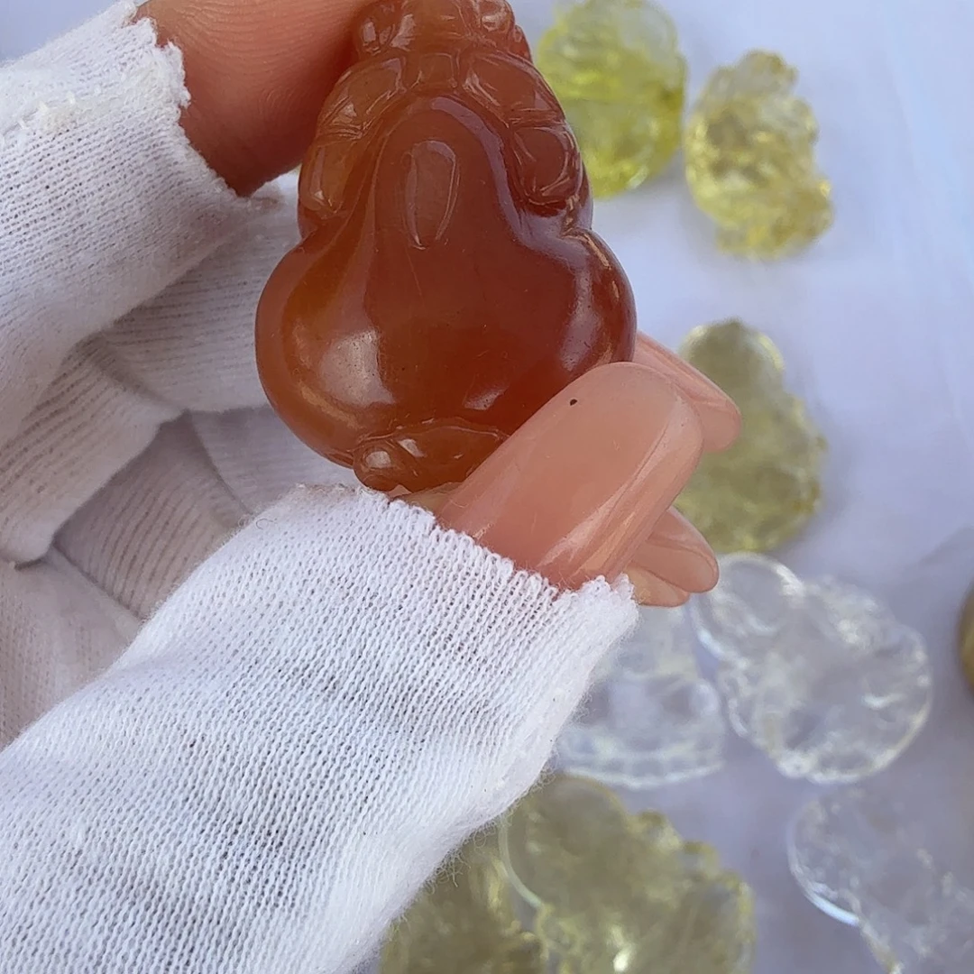 半***橘车挂未镶嵌水晶水晶
