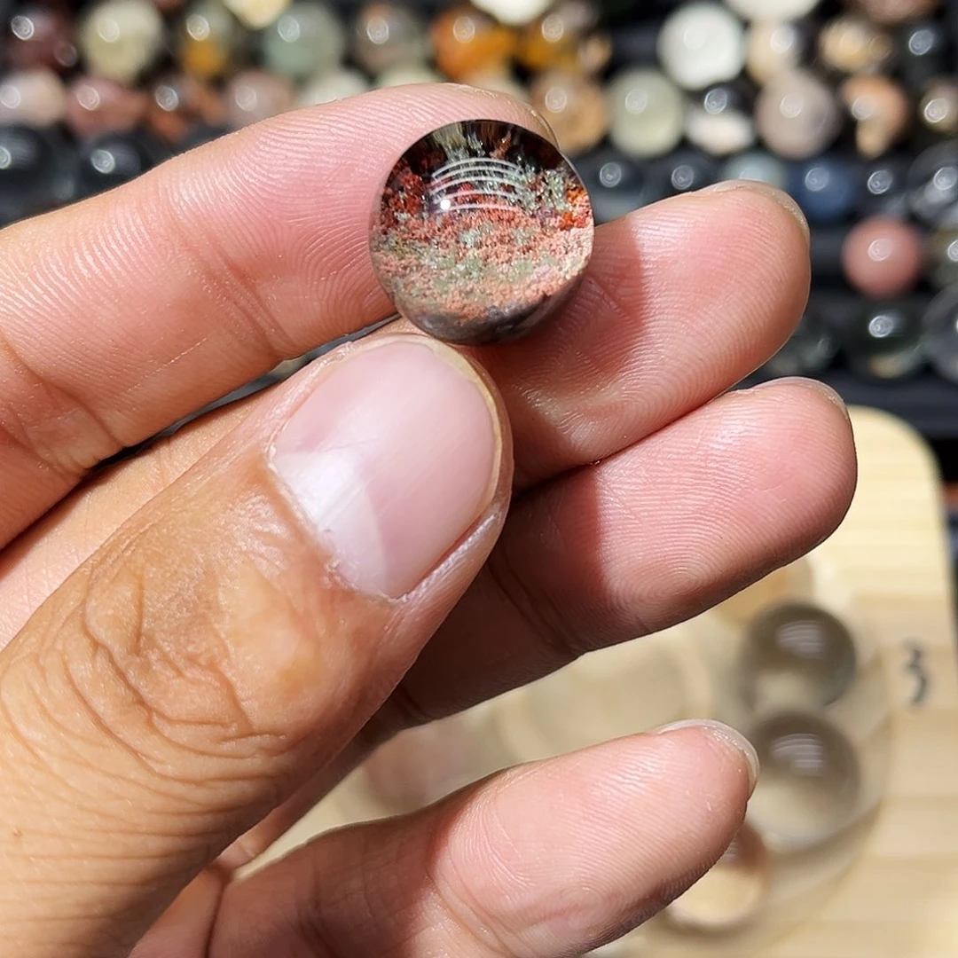 单珠未镶嵌水晶16.6mm全净体四季幽灵