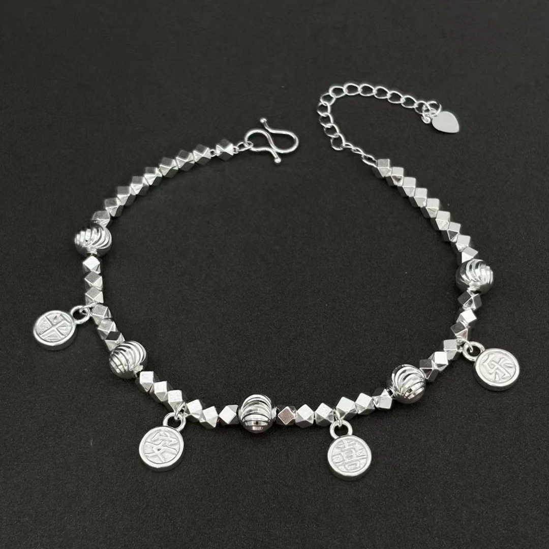 足银手链 猫眼碎银子手链 轻奢新中式时尚YS094