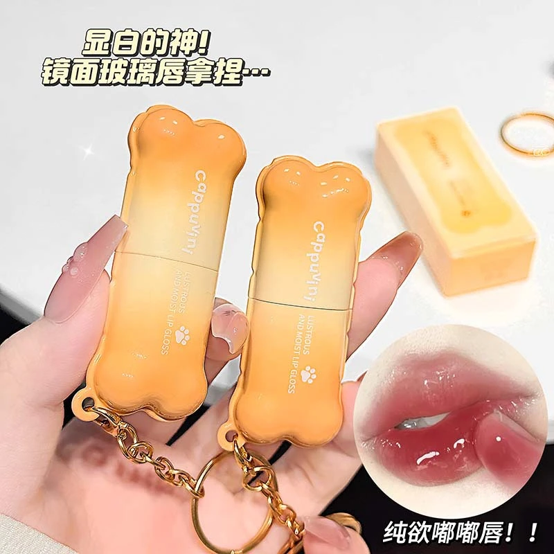 Cappuvini莹润水光唇釉 水润丝滑镜面玻璃唇自然显色显白学生持久