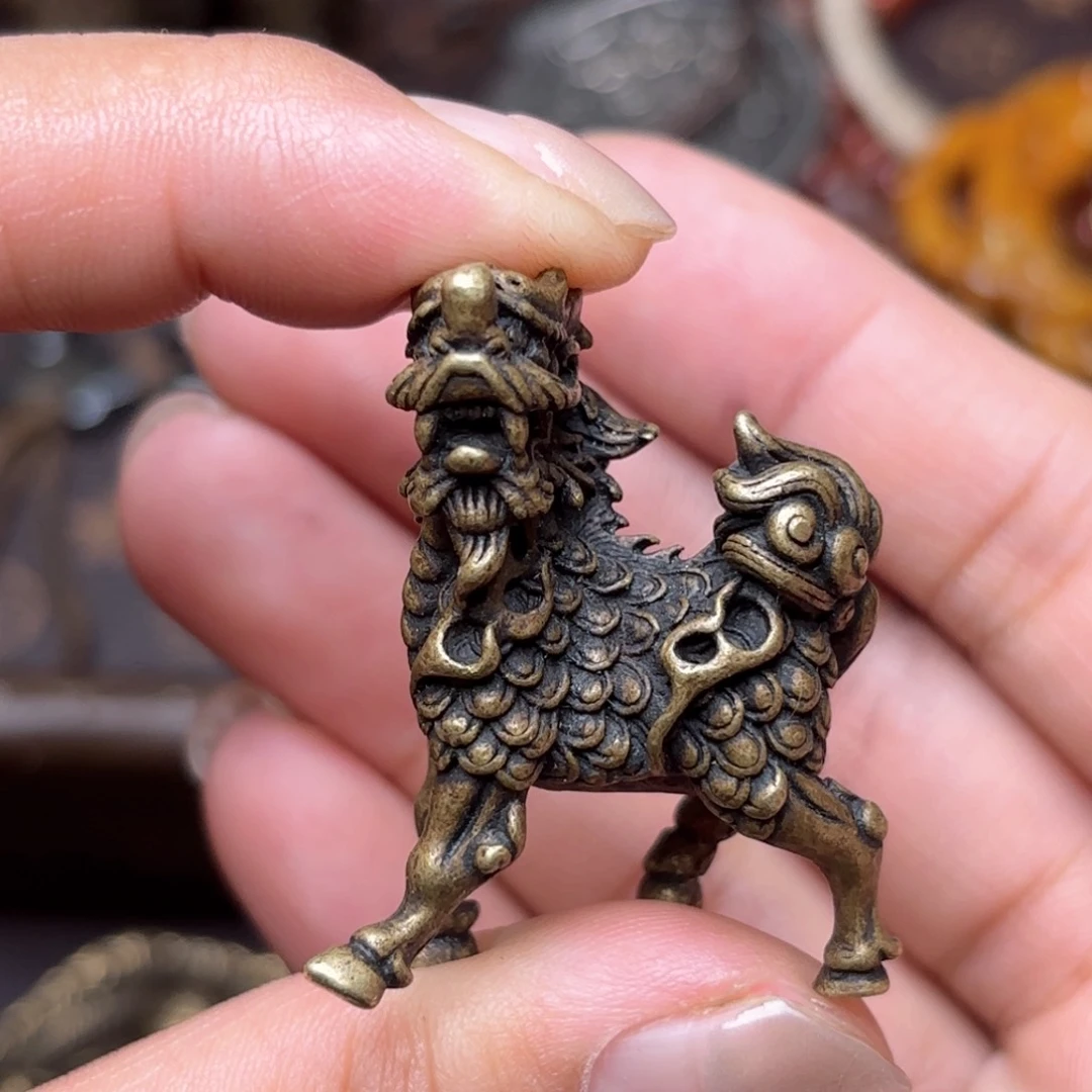 铜星月菩提吊坠项链