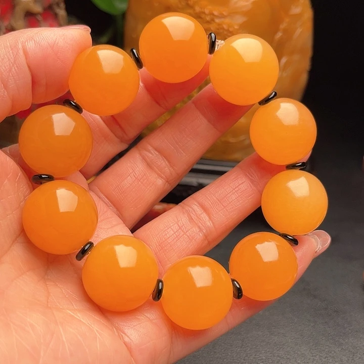 田黄石金田黄把件挂件手串