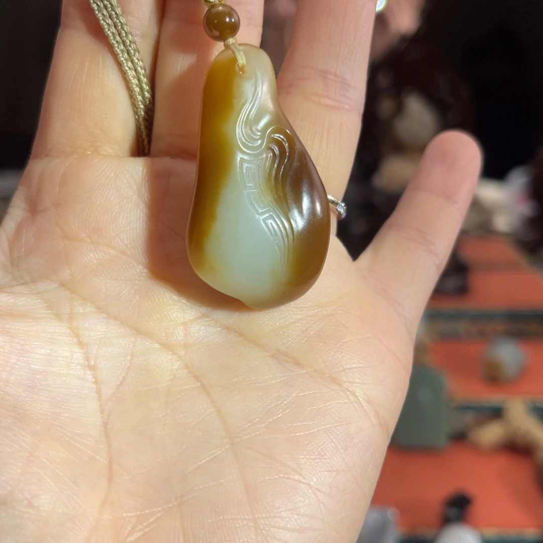 和田玉颈饰未镶嵌眉***-